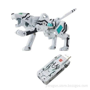 Transformer-shaped USB Flash Drive with 512MB to 32GB Storage, High Speed of Data Transfer